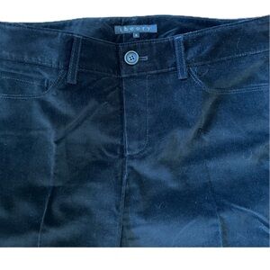 Theory Black Brushed Cotton Pants